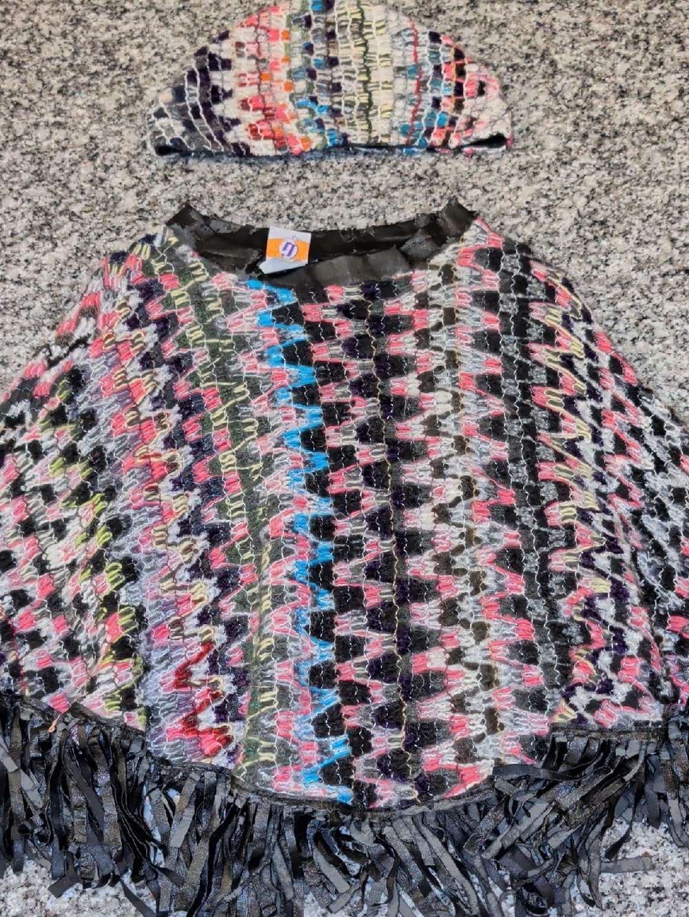 Kids Multicolor Knit Matching Set - Brand Unknown